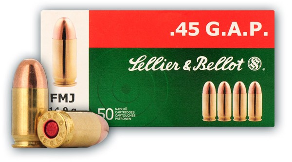 S&B 45GAP 230FMJ 50 - Win Repeating Arms Promotion